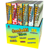 Konfetti-Röhren Sterne JK36 36/6