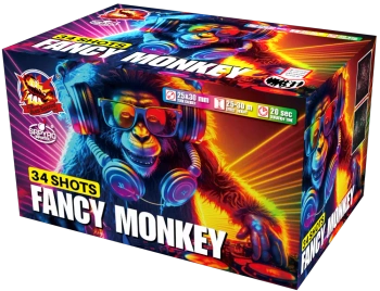 Fancy Monkey 34 strzałów 25-30 mm CLE4422 F2 4/1