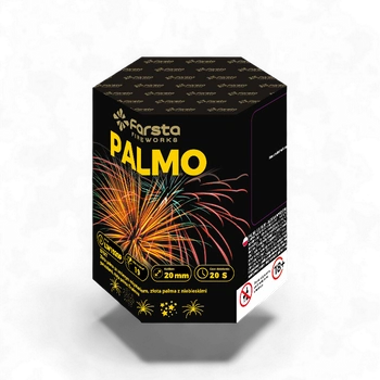 Palmo Farsta Fireworks – kompakte 19-Schuss-Feuerwerksbatterie 20 mm