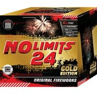 NoLimits Gold – fireworks cake 24 shots 45 mm F3 Piromax PXB3940