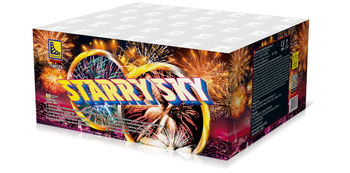 Starry Sky TW725 Tomaszek 80 Shots 1" - F3 Firework Cake with a Colourful Starry Sky Effect