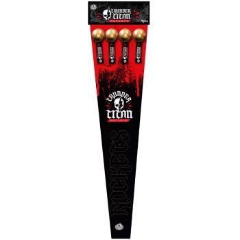 Fireball titanium salute fire rockets XXL THUNDER TITAN 22303-1 F3 18/4