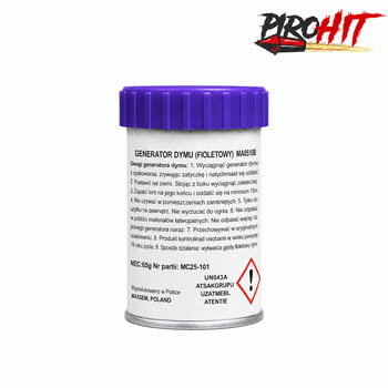 MA0510-PURPLE Purple Smoke Canister by Maxsem – 55 mm, Approx. 60 Seconds, P1 