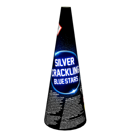 Silver Crackling Blue Stars JF90  F2  20/1