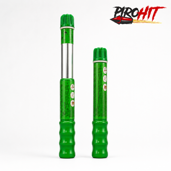 Groene metalen uitschuifbare handfakkel HF0270-GREEN – 60 seconden – P1 – Maxsem