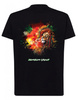 T-shirt czarny Amnesia TAM3 2x nadruk rozm. XXL