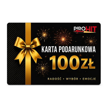 Karta podarunkowa 100zl PiroHIT