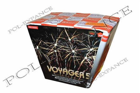 Voyager 5 – fan-shaped fireworks cake 25 shots 30 mm F3 Gaoo Fireworks SL25/05