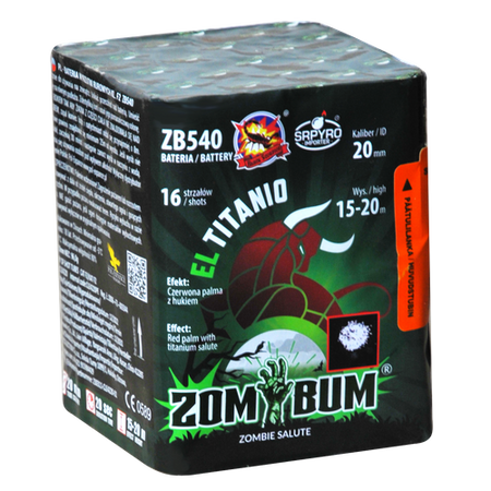 El Titanio Wyrzutnia 16strz 20mm F2 Zom Bum ZB540