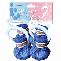 Serpentine Überwürfe Baby Dusche Blau TXK162-2 50/4