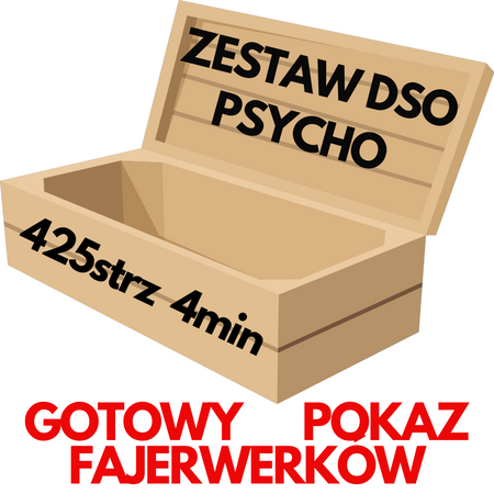  Pokaz "PSYCHO" Zestaw do samodzielnego odpalania DSO 425 strz 4 min 