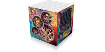 TW717 Tomaszek 36 Shots 1.2" - 30 mm F3 Firework Cake