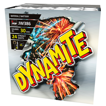 Vuurwerkbatterij Dynamite 24 Schoten 30 mm F2 JW386 Jorge