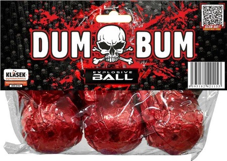 Dum Bum Explosive Ball F2 Klasek 3pcs