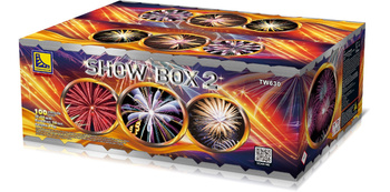 Tomaszek TW630 Show Box Firework Battery – 100 Shots, 30 mm, F3