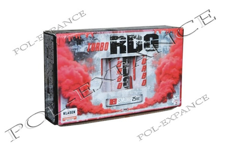 Smoke Grenade RDG25C Turbo Red 25sec. Double-sided