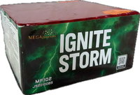Cake Ignite storm MF102 100shots 20mm F2 Mega Fireworks