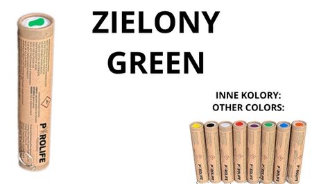 Świeca dymna Pyrolife green RDG2-G  T1  50/1