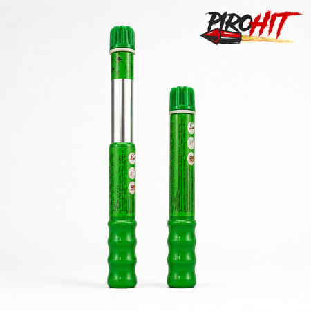 Groene metalen uitschuifbare handfakkel HF0270-GREEN – 60 seconden – P1 – Maxsem