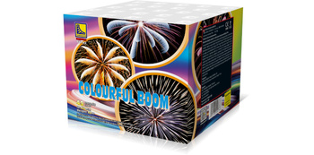 TW142 Colorful Boom Tomaszek – krachtige vuurwerkbatterij met 49 schoten