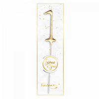 Wunderkerzen Nummer „1“ Gold TXF801 F1 12/20