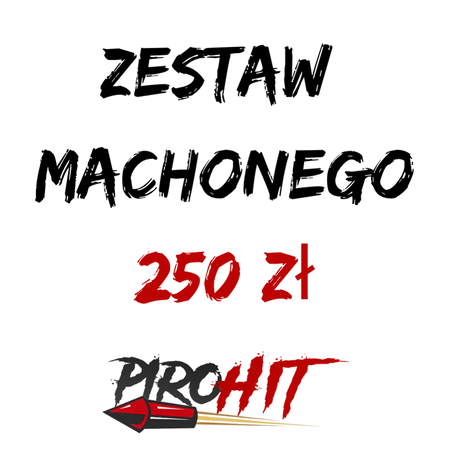 Zestaw fajerwerków przygotowany przez Machonego 250 zł