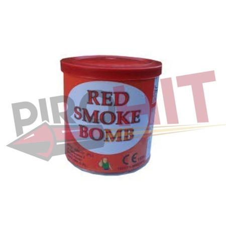 RED SMOKE BOMB smoke can (red) with pin