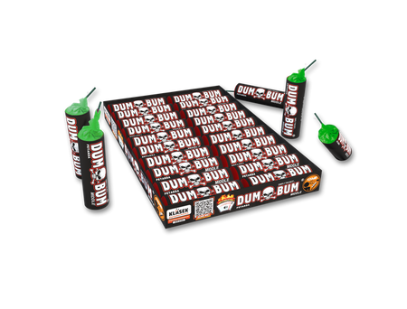 Dum Bum Middle Green Petarda 20szt F3 Klasek