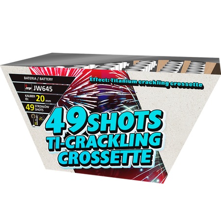 Titanium Crackling Crosette 49s V JW645  F2  4/1
