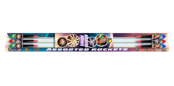 Assorted Rockets TR22 Tomaszek – set of 6 different F3 firework rockets