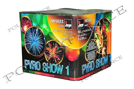 Batterie Pyro Show JW5022 50Schuss 20 30mm F2 Jorge