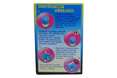 Świeczki grające "Sto lat" JP01-P F1 60/1