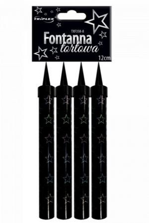 Tortenbrunnen 12cm schwarz ICE12-BLACK F2 4/15/4