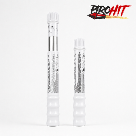 Biała raca flara metalowa rozsuwana HF0270-WHITE Maxsem