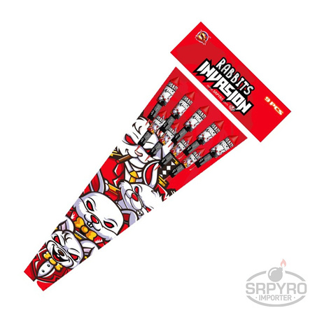 Rabbits Invasion Rocket 9pcs F2 SRPyro CLE80212590