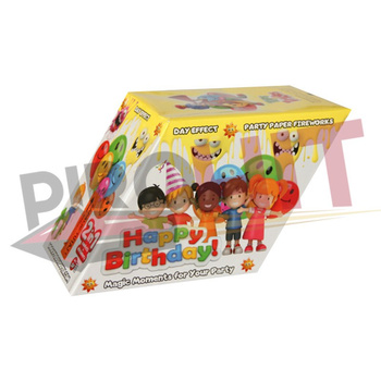 Wyrzutnia konfetti/serpentyn SF12 TRIPLEX-TXK019 HAPPY BIRTHDAY