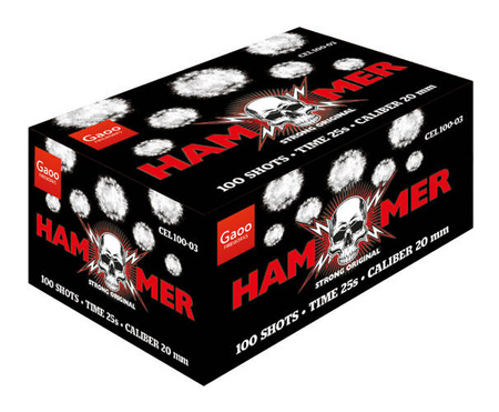 Batterij Hammer CEL100-03 100shots 20mm F2 Gaoo