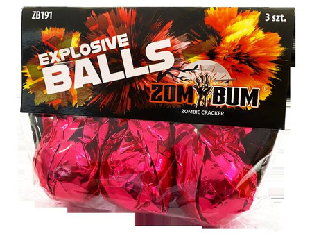 Explosive Balls ZB191 – kulki trzeszczące 3 sztuki F2 Zom Bum 5901721798878