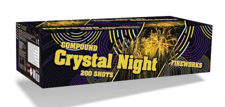 Crystal Night LC2002025C – 200 Schots Compound Vuurwerk 20–25 mm – Farsta Fireworks