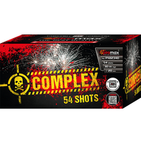 Complex – fireworks cake 54 shots 20 mm 25 sec F2 Piromax PXB2340