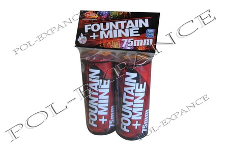 FM75A Fontein + Mijn 75 mm fontein met de mijne in de finale 24/2 F3