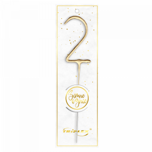 Sterretjes Nummer "2" goud TXF802 F1 12/20