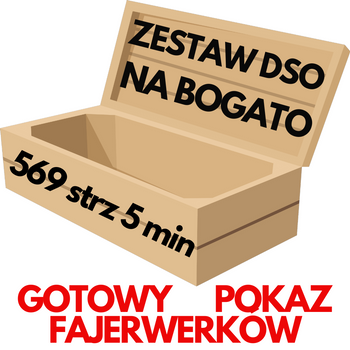 „BOGATO“ Show Set für Selbstzünder DSO 569 Schuss 5 Min