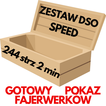 Pokaz "SPEED" Zestaw do samodzielnego odpalania DSO 244 strz 2 min