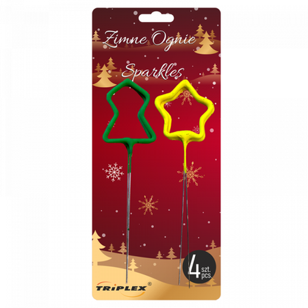 Sparklers Stars + Christmas Trees TXF443 F1 10/10/4