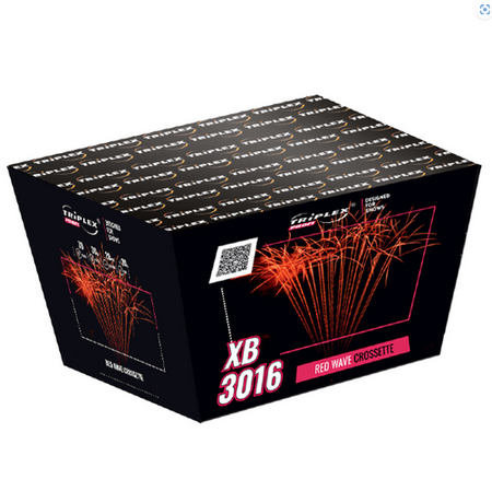 Cake Red Wave Crossette XB3016 70shots F3 Triplex
