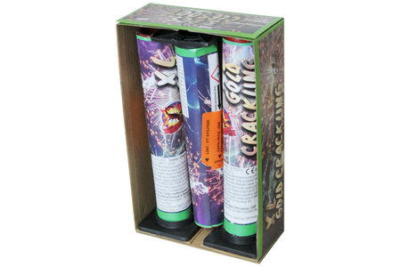Gold Crackling Single Shot 3szt F2 SRPyro 6942037750074