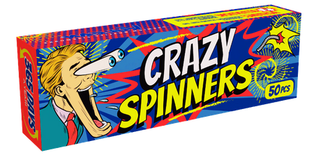 5046 Crazy Spinner grote set kleurrijke tollen 50 stuks F2