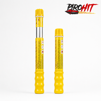 Gelbe ausziehbare Metall-Handfackel HF0270-YELLOW – 60 Sekunden – P1 – Maxsem