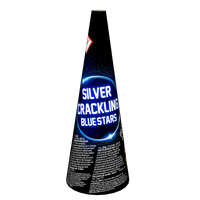 Silver Crackling Blue Stars JF90 F2 20/1